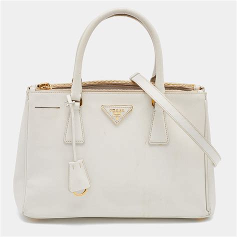 prada saffiano white